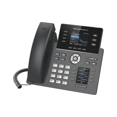 Teléfono IP GRANDSTREAM GRP2614 de 4 líneas para alta demanda, grado operador, con botones BLF en display LCD, en guadalajara jalisco, envió e instalación todo México.