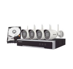 Kit de 4 Camaras IP 2 Megapixeles Inalambrico